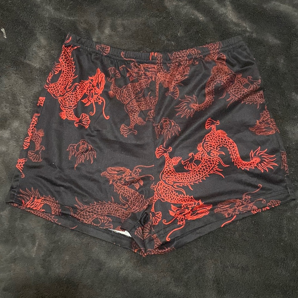 Dragon biker shorts